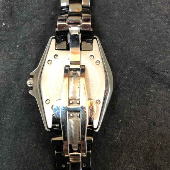 Judith Ripka Ceramic and Stainless Steel Diamonique Bracelet Watch - Picture 5 of 5